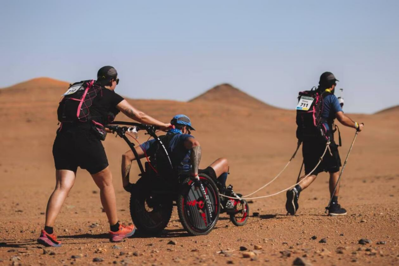 Handi Marathon des Sables un défi relevé